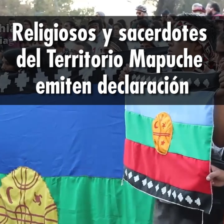 Religiosos y sacerdotes del Territorio Mapuche emiten declaración