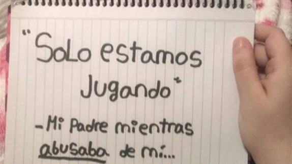 Esta es la carta de una joven argentina abusada por su padre que está conmocionando al mundo
