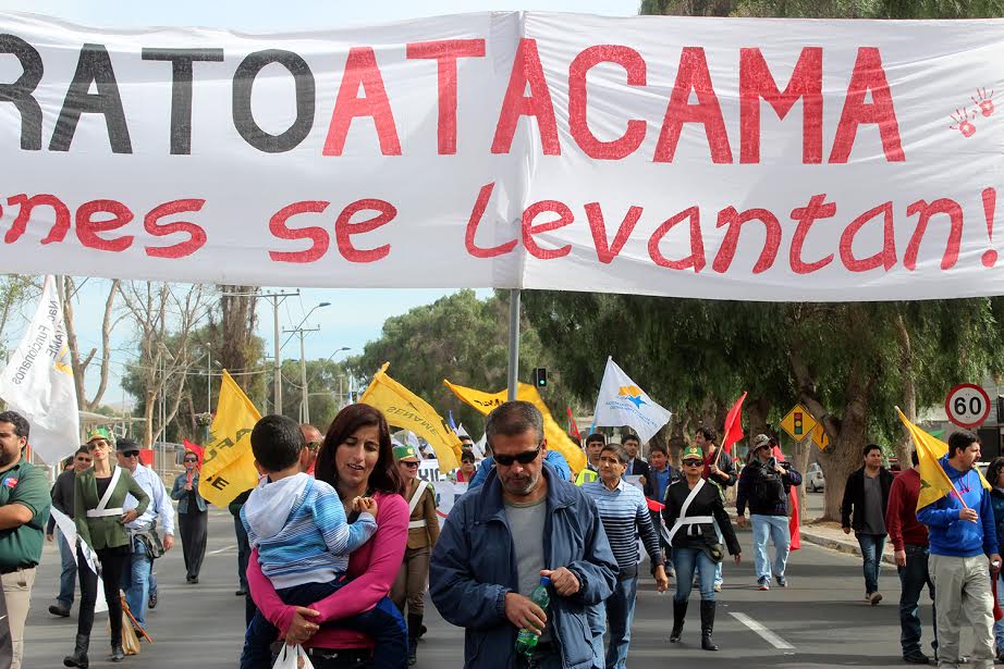 Parte de la Mesa del Sector Público de Atacama depone paro
