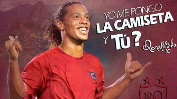 Locura en Perú por llegada de Ronaldinho al Cienciano