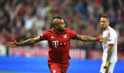 Vidal le dio el triunfo al Bayern Münich en la Champions