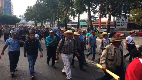 Guatemala: Marcha por el Agua finaliza tras diez días de movilización por todo el país