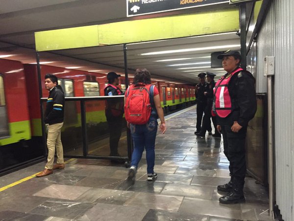 Detienen en el metro de la Ciudad de México a posible acosador sexual
