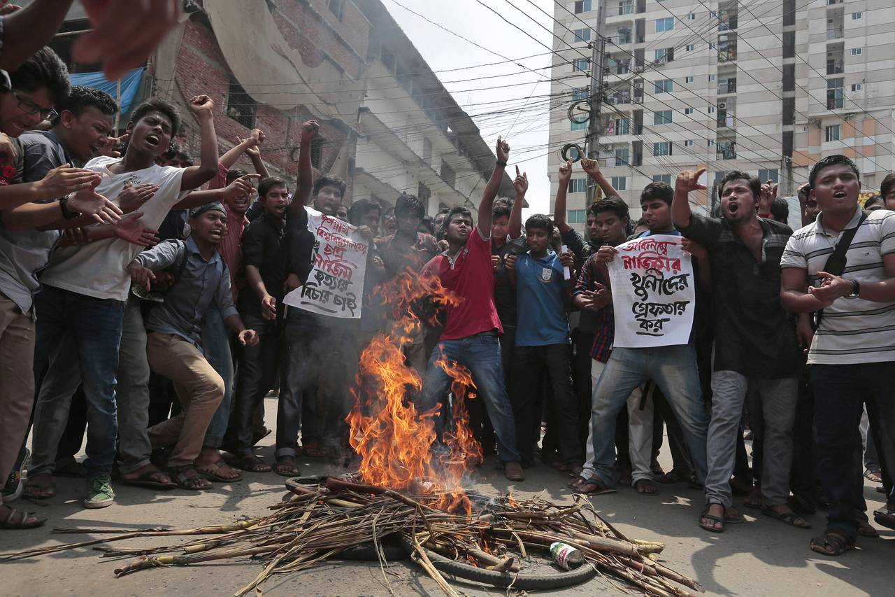 Estudiante es asesinado por expresar su opinión en Bangladesh