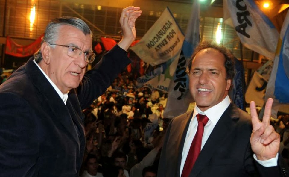 Scioli y Gioja compartirán lista en la interna del Partido Justicialista