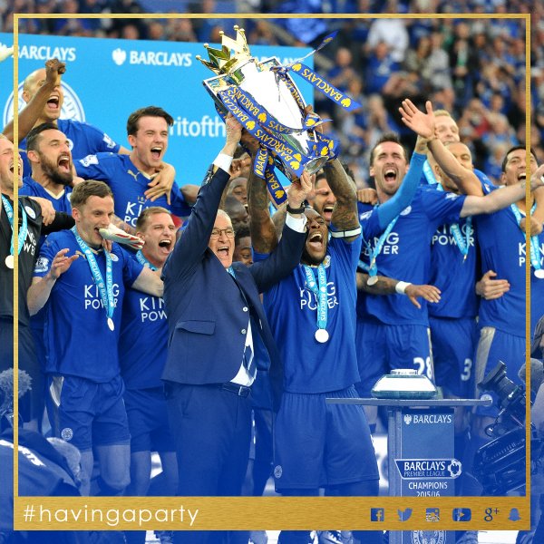 El sueño hecho realidad: Leicester City levantó el trofeo como campeón de Inglaterra