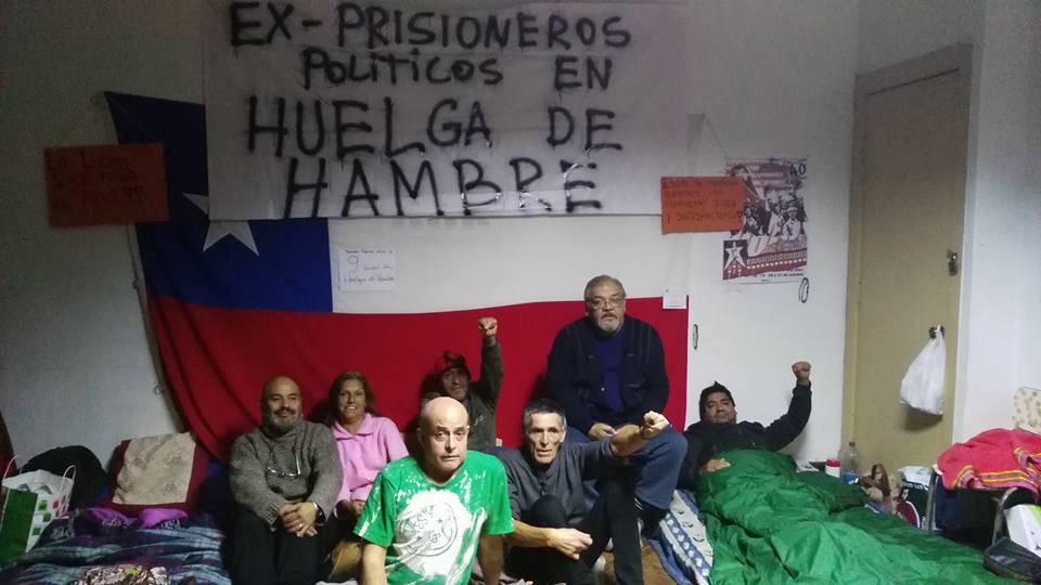 Ex presos políticos cumplen 15 días en huelga de hambre