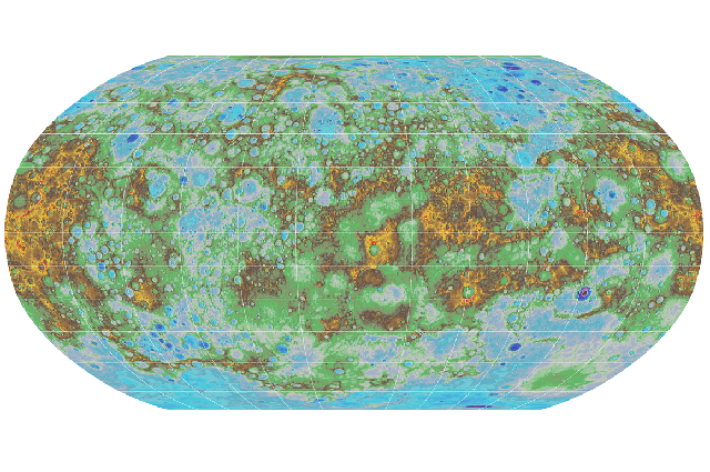 NASA revela el último e increíble mapa de Mercurio