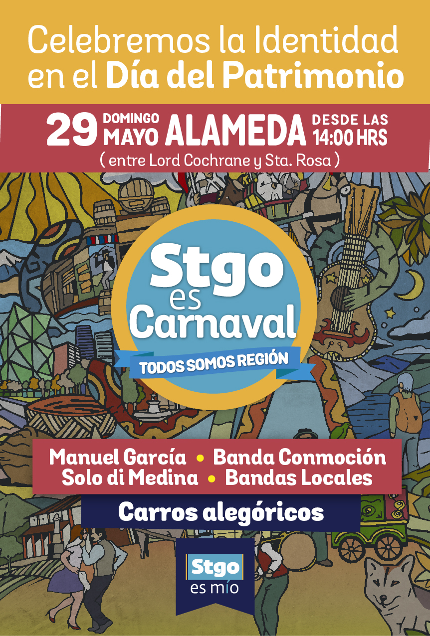 Fiesta ciudadana “Santiago es Carvanal” pondrá en valor la identidad y el patrimonio de la región