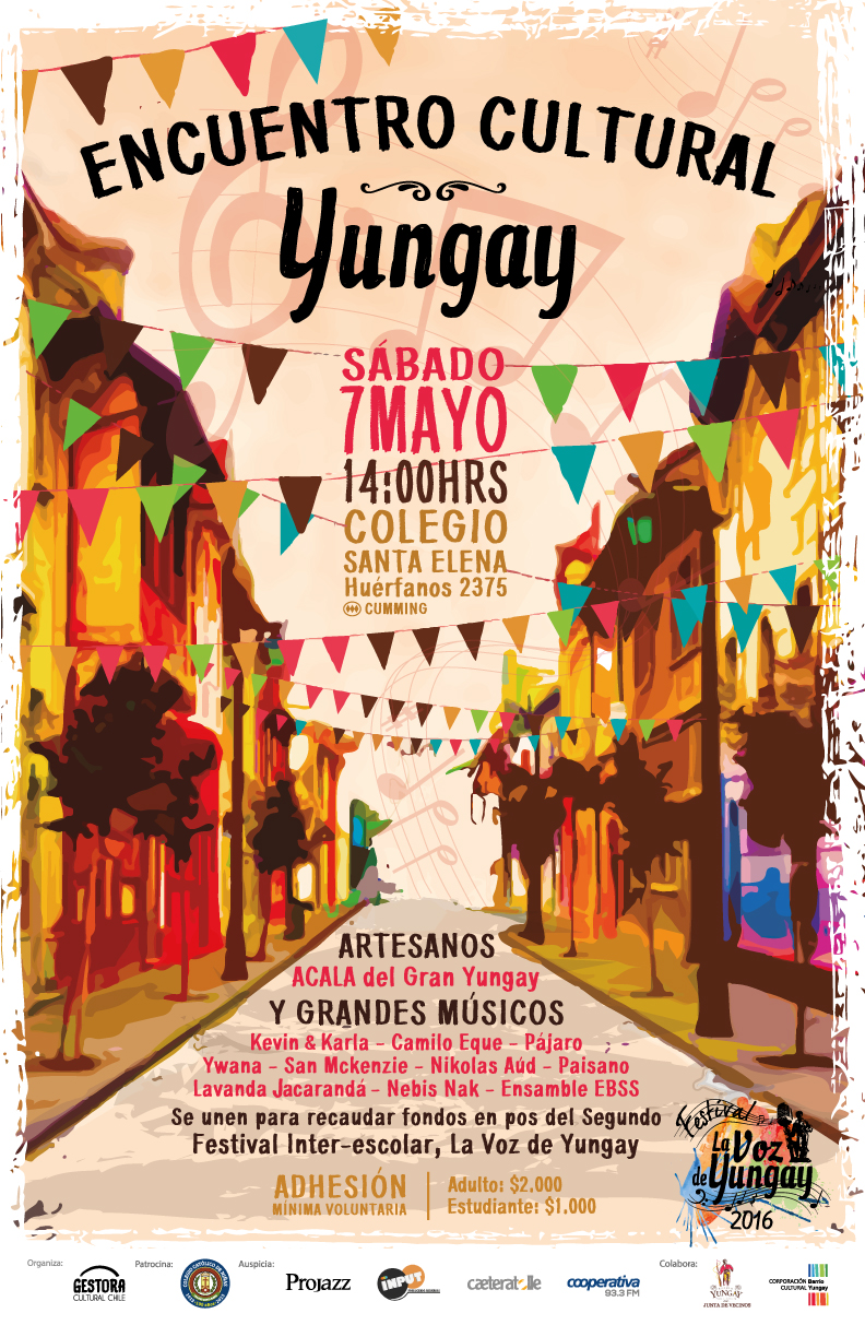 Festival “La voz de Yungay” se toma las calles patrimoniales de Santiago