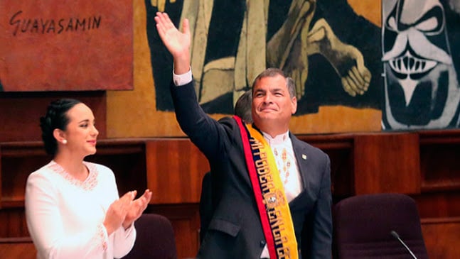 Ecuador: Correa presenta informe de gestión de su mandato