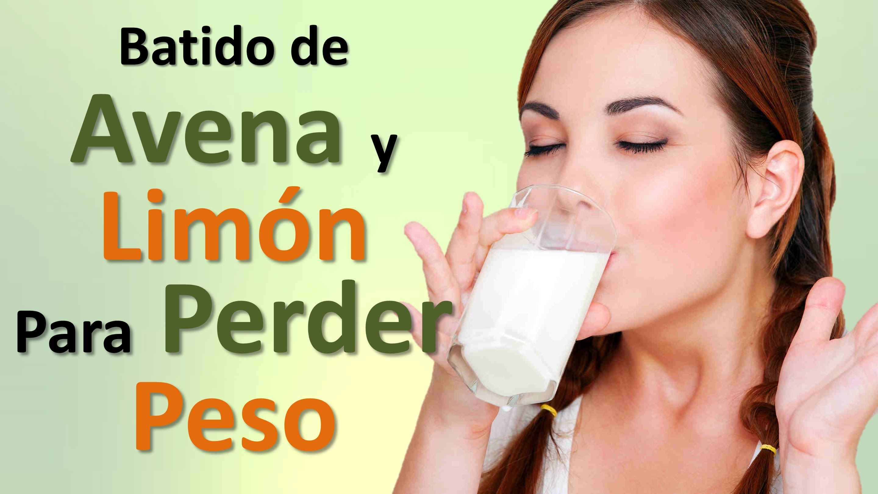 Batido a base de avena y limón para bajar de peso en una semana