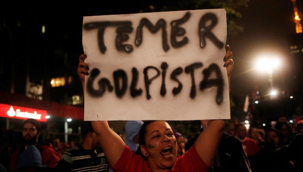 Brasil: Primera gran marcha contra Temer y el golpe