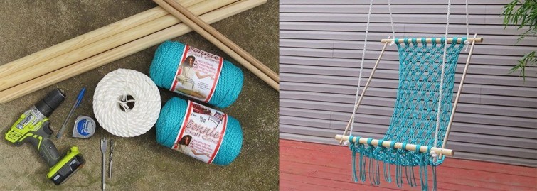 Cómo hacer tu propia silla de macramé