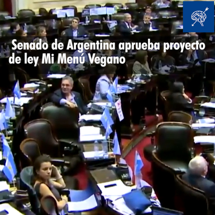 Senado argentino aprueba proyecto Mi menú vegano