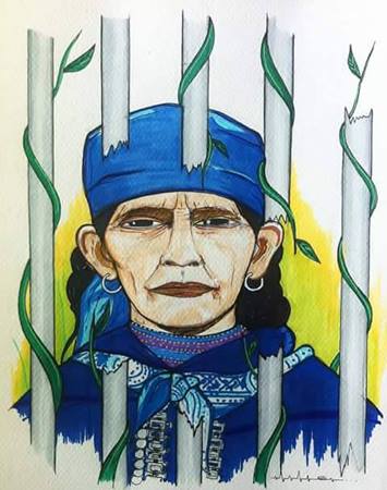 Machi consigue salir de la cárcel para celebrar día sagrado de mapuches