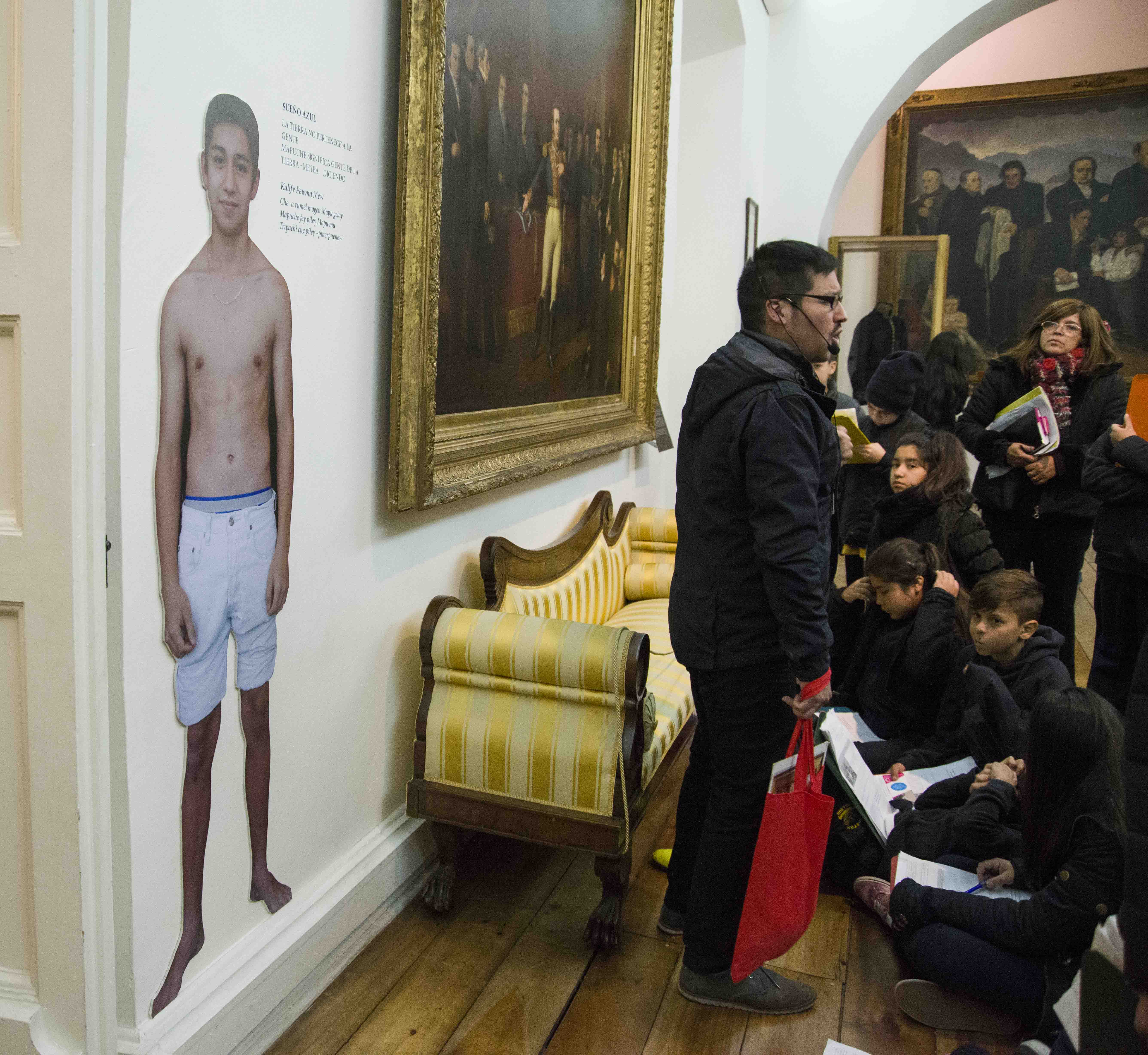 La Juventud Mapuche se toma la paredes del Museo Histórico Nacional