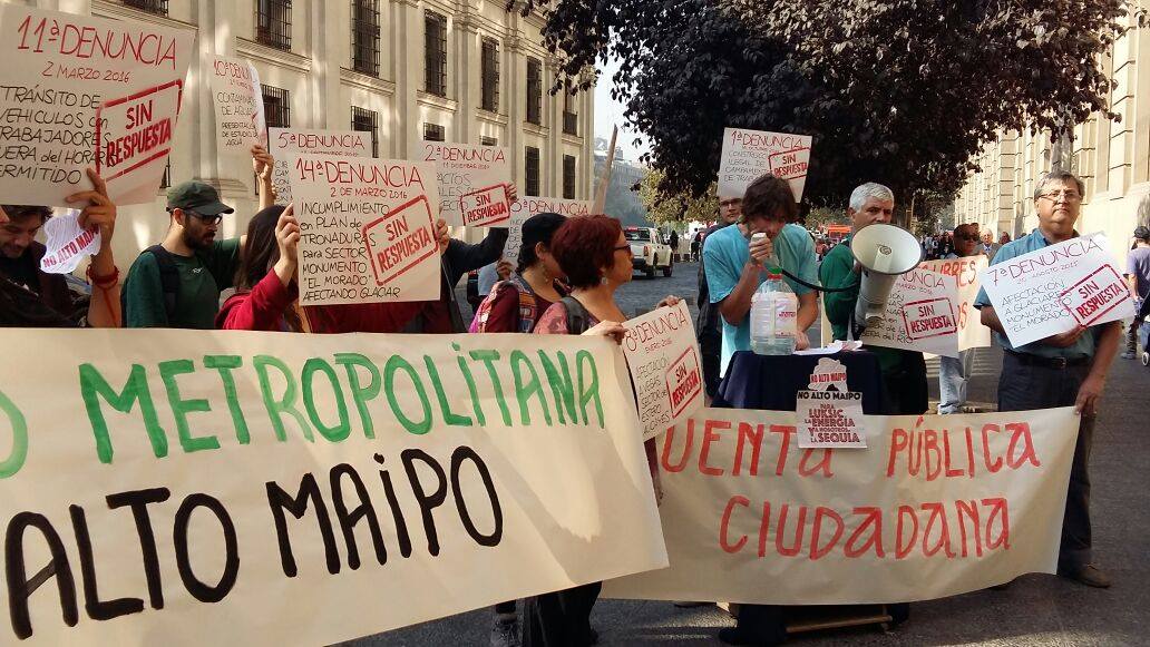 Alto Maipo: Comunidad organizada y autoridades insisten en impacto negativo del proyecto y acusan debilidad institucional