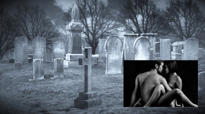 Encuentran rodaje porno ilegal en pleno cementerio
