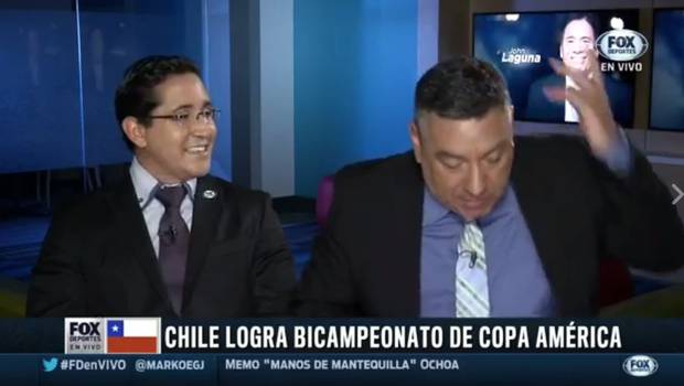 VIDEO: La extraordinaria rabieta de un periodista chileno en Fox México porque hablaban más de Messi que del campeón