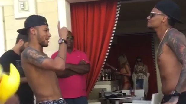 Neymar festeja a lo grande en Las Vegas mientras Brasil llora su eliminación de la Copa América