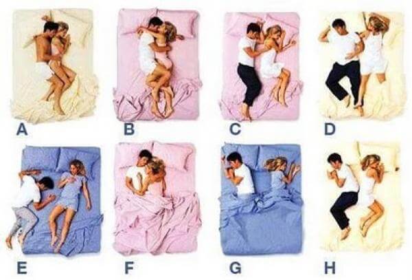 Las 4 mejores posiciones para dormir con tu pareja