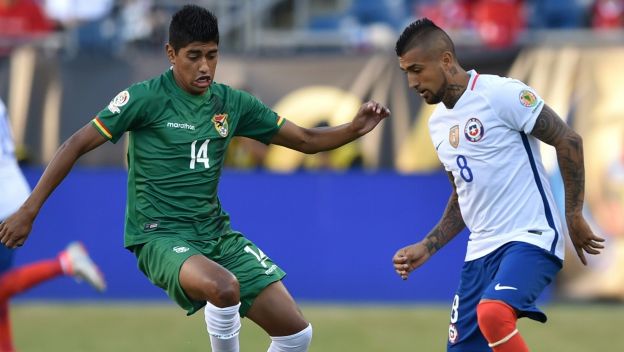 Gol de Vidal despierta el partido y lo Bolivia lo corresponde