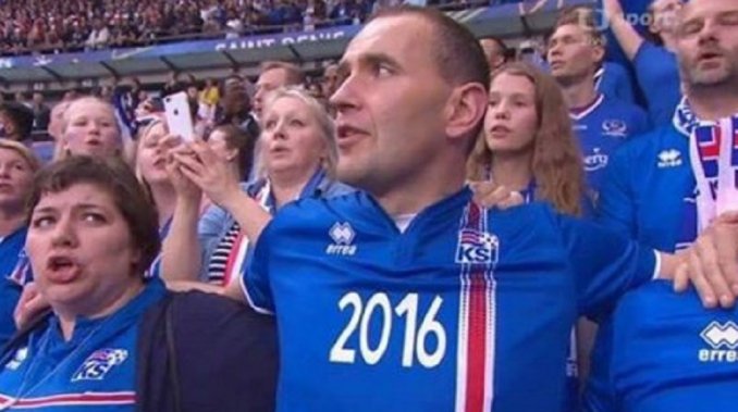 Hasta el presidente de Islandia estuvo en las tribunas