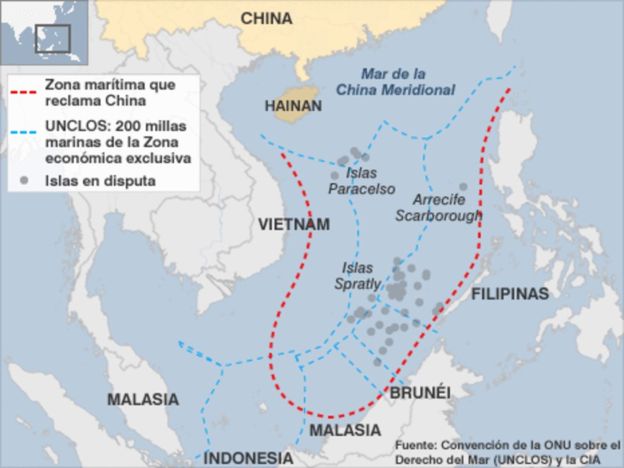 La Haya falla contra Pekín en la disputa por el Mar de China Meridional