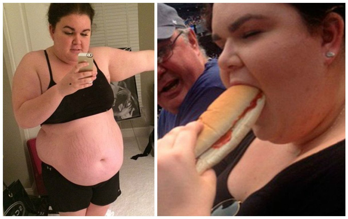 Esta chica de 22 años perdió 70 kilos. Su nuevo aspecto dejó a todos con la boca abierta