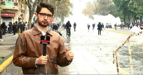 Camarógrafo de periodista detenido relata lo ocurrido y niega categóricamente acusación de Carabineros