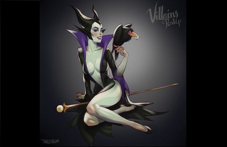 Estas ilustraciones eróticas de villanas Disney te harán sentir que no son tan malvadas