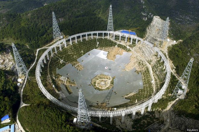 China está a punto de inaugurar el radiotelescopio más grande del mundo