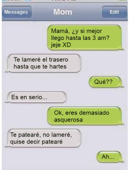 Humor: 18 Mensajes de texto entre padres e hijos que te matarán a carcajadas