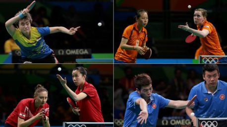 Insólito: Hay 44 jugadores chinos de ping pong en Río 2016 pero sólo 6 juegan para China