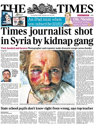 Periodista británico acusa que su secuestrador en Siria es agente de la CIA