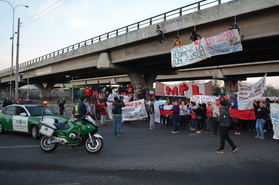 Pobladores de Peñalolén: “Solo con organización y movilización, la gente gana su derecho”