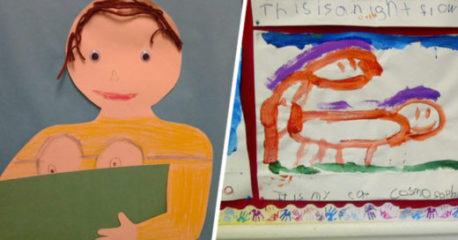 Estos inocentes y tiernos dibujos hechos por niños que probarán que eres un pervertido Estos inocentes y tiernos dibujos hechos por niños que probarán que eres un pervertido