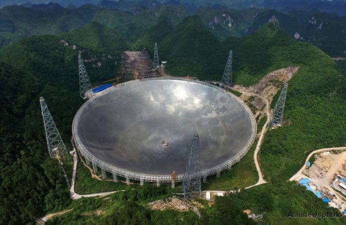 Comienza a funcionar en China el radiotelescopio más grande del mundo
