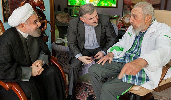La reunión entre Fidel Castro y el presidente de Irán en búsqueda de combatir el imperialismo norteamericano