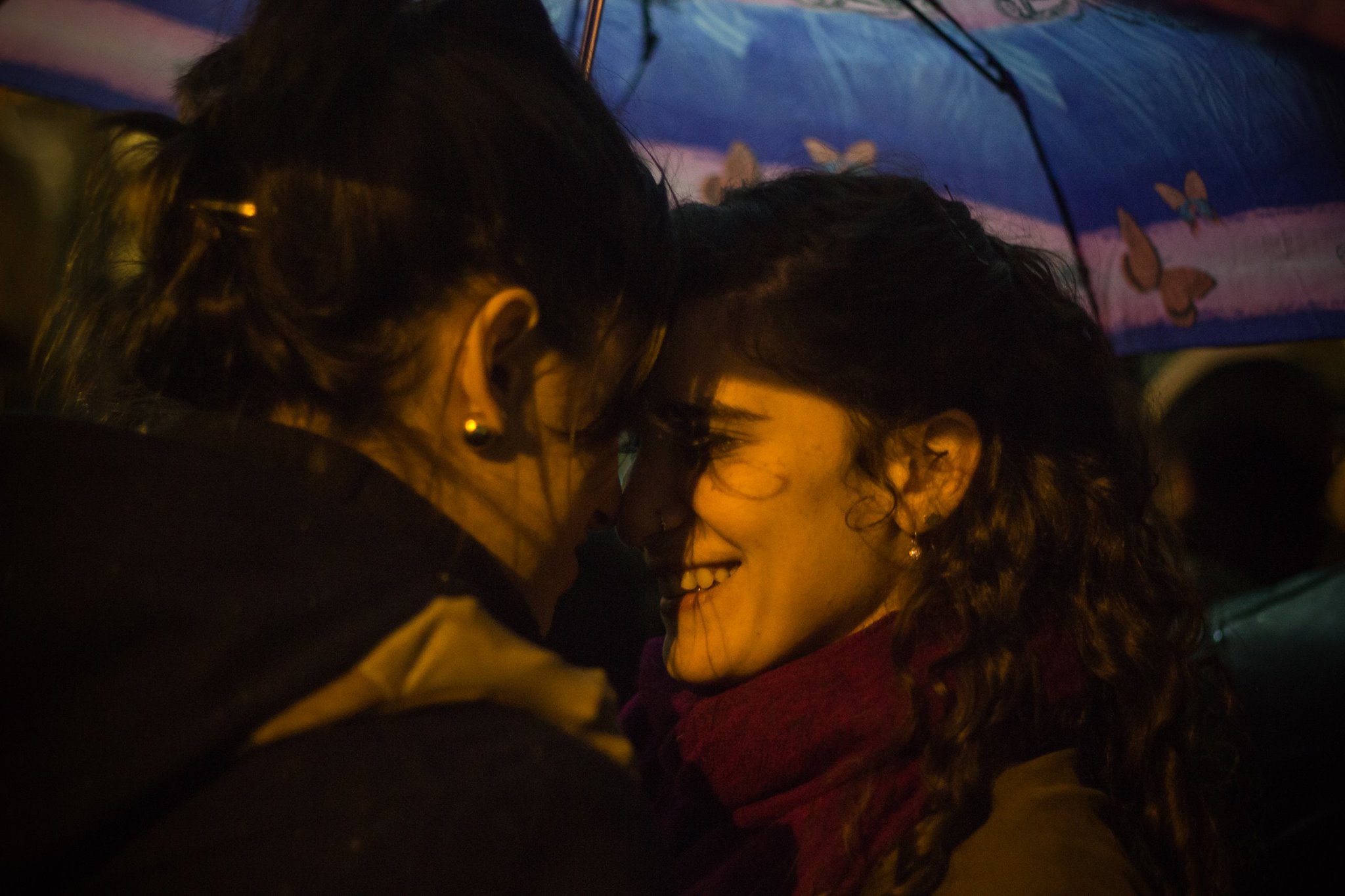 Maratón de besos en Buenos Aires para luchar contra la discriminación sexual
