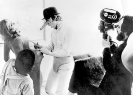 Fotografías que probablemente nunca has visto del detrás de cámaras de «La Naranja Mecánica»
