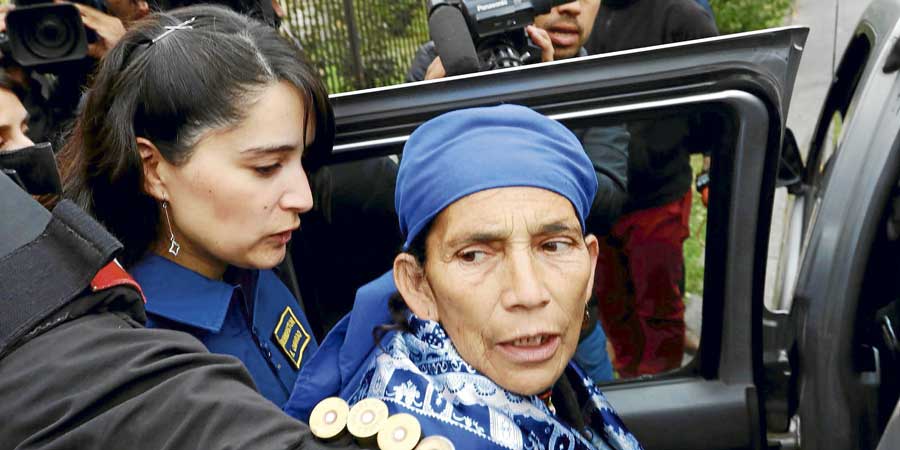 Modifican prisión preventiva de machi Francisca Linconao y decretan arresto domiciliario