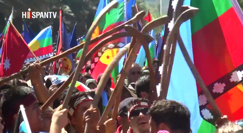 Así fue la Marcha de la Resistencia Indígena y por la libertad de la Machi Francisca Linconao