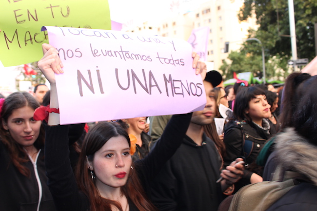 #NiUnaMenos: el histórico y masivo rechazo de Chile a la violencia hacia las mujeres