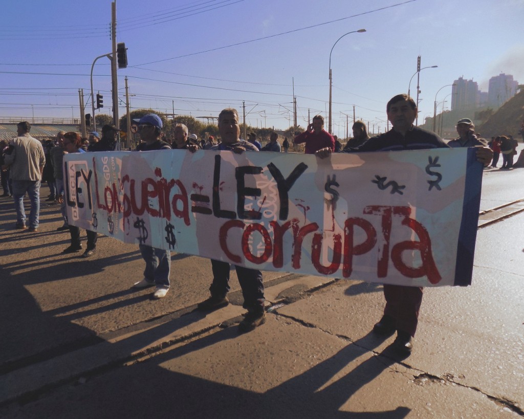 Protesta en rechazo a la Ley Longueira suma un 96% de apoyo a nivel nacional