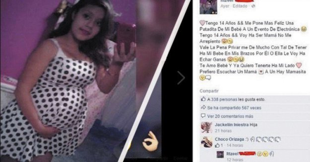 Adolescente de 14 publica su embarazo en Facebook y todos llamaron a la policía por esta razón…