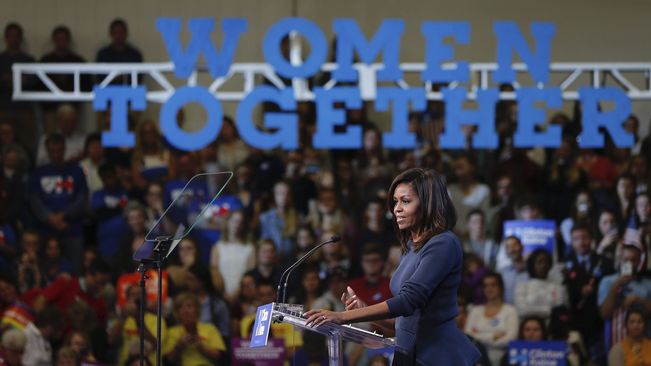Michelle Obama al hueso contra Trump: «Los hombres de mi vida ni hablan así de las mujeres»