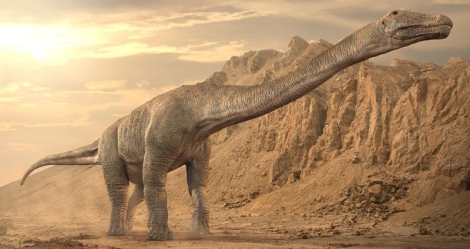Descubren huella de dinosaurio que está entre las más grandes del mundo