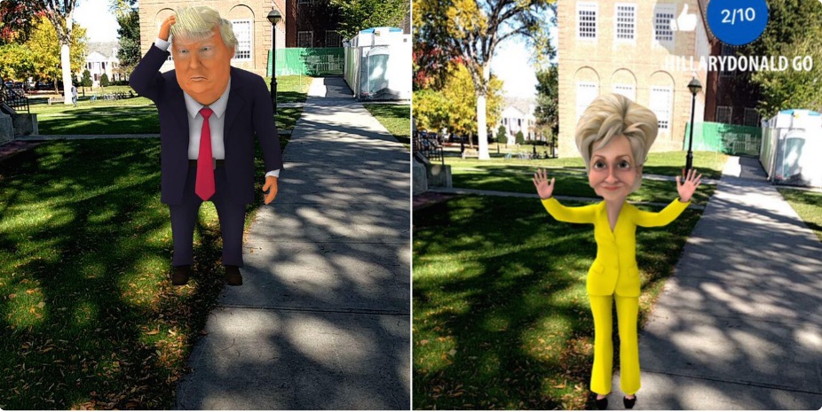 EEUU: Trump y Clinton protagonistas de Pokémon Go